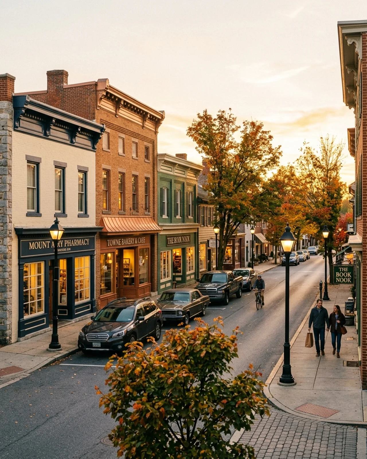 Mount Airy, Maryland — historic small-town main street served by Charles F. Murphy Plumbing